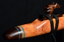 Makamong Burl Native American Flute, Minor, Low E-4, #F19D